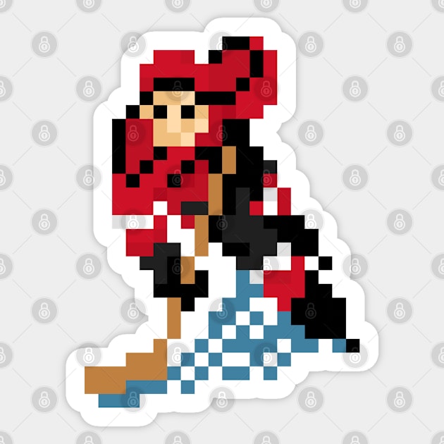 16-Bit Ice Hockey - New Jersey Sticker by The Pixel League